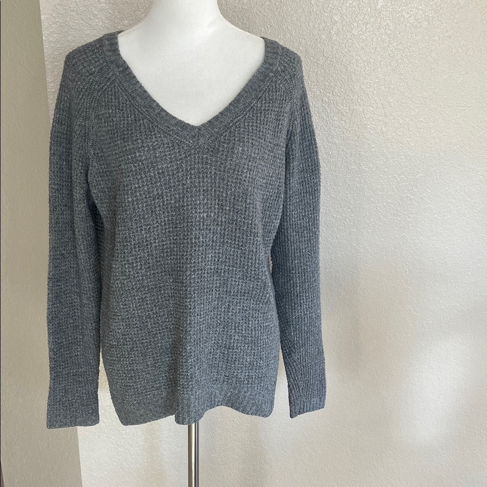 Maurices Charcoal V-Neck Women's Sweater